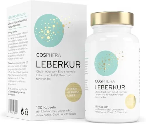 Cosphera Leber Kur Mariendistel Kapseln hochdosiert