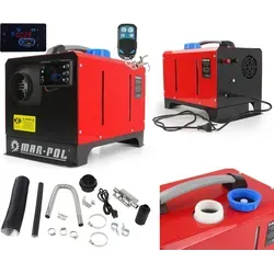 MARPOL | Standheizung Diesel, 8KW, PILOT, Lufterhitzer, Air Diesel Heizung mit Schalldämpfer, für Auto, RV, Boote, LKW, KFZ, PKW, Wohnmobil