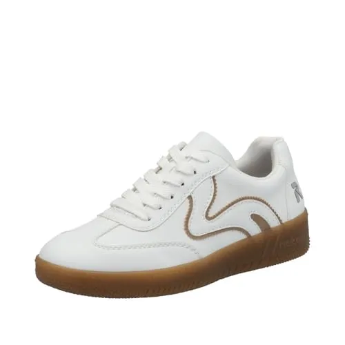 Rieker Damen M5512 Sneaker Low, Weiß, 41 EU