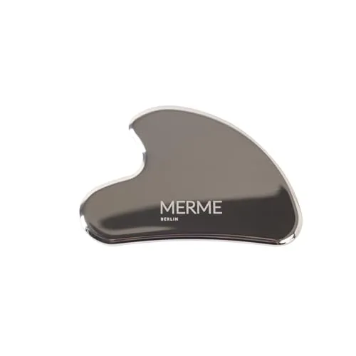 MERME-Berlin Edelstahl Gua Sha Gesichtspflege - Grillzubehör mit einem hochwertigen Edelstahl Gua Sha, das die Lymphdrainage fördert und Schwellungen reduziert – für ein strafferes und strahlenderes Aussehen.