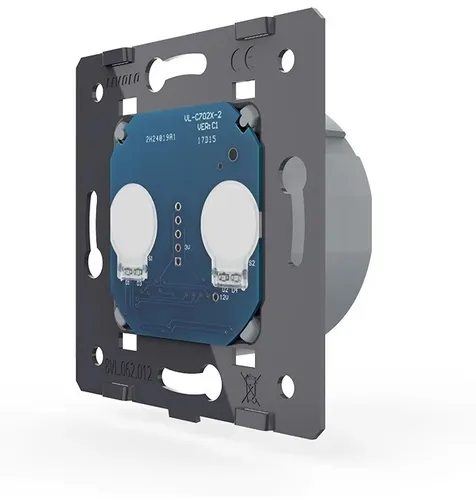 LIVOLO Modul Impulsschalter 2 Fach Taster Schalter Home-Automation Null-Leiter