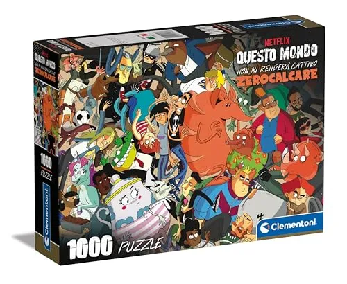 Clementoni Zerocalcare Puzzle, Mehrfarbig, One Size, 39797
