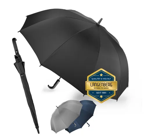 Langenberg Stockregenschirm LANGENBERG Stockschirm sturmfest LORD – [Automatik] Regenschirm, ☑