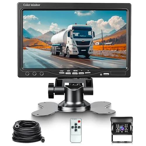 Rückfahrkamera Set mit 7 Zoll HD Monitor und Nachtsicht