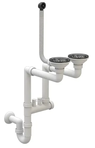 Granitan Platzsparendes Küchenspülen Siphon, Küchenspülenablauf
