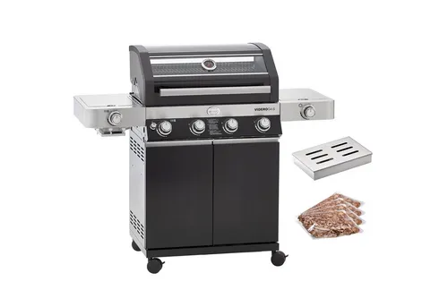 RÖSLE Gasgrill Videro G4-S Vario+ schwarz mit Räucherset von RÖSLE