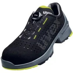 Uvex Sicherheitsschuhe 1, 65658 S1 BOA Fit System - Unisex Halbschuhe in Größe 43 - Sicherheitsschuhe der Kategorie Arbeitssicherheit mit BOA Fit System für blitzschnelles An- und Ausziehen. Strapazierfähig, antistatisch und rutschfest – ideal für Industrie und Handwerk.