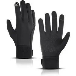 LERWAY Winterhandschuhe Touchscreen Schwarz-L