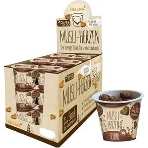 Hellma Müsli-Herzen to go, Schoko von Hellma