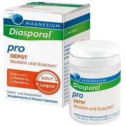 MAGNESIUM DIASPORAL pro D3+K2 DEPOT Muskel+Kno.Tab 30 St