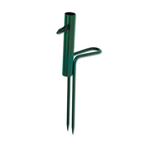 Zebco Erdspiess für Angelschirm 34cm - Schirmhalter zum Angeln, Halterung für Schirme, Halter für Brollys