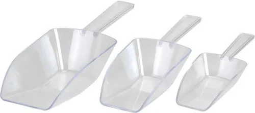 EXCELLENT HOUSEWARE Abfüllschaufel Abwiegeschaufel Futterschaufel 3er Set