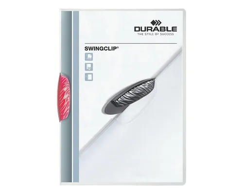 DURABLE Hefter Swingclip, mit Klemmfunktion, Format DIN A4, bis 30 Blatt