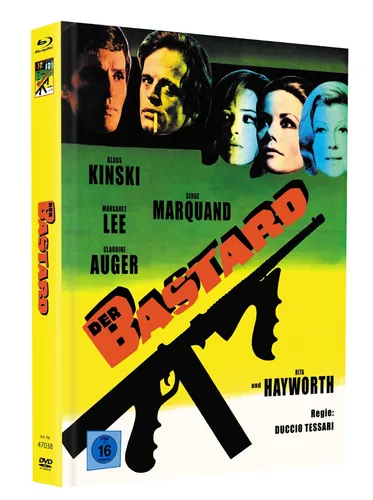 Mediabook DER BASTARD Giuliano Gemma KLAUS KINSKI Sons of Satan BLU-Ray COVER D