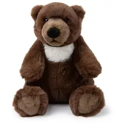 WWF ECO Plüschtier Grizzlybär 25cm - Flauschig und Nachhaltig - Kuscheltiere aus 100% recycelten Materialien, ideal für Babys und Kleinkinder. Unterstützen Sie mit jedem Kauf die Arbeit des WWF für den Naturschutz!