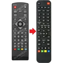 Produktbild Ersatz Fernbedienung Micro M80 HD / M25 HD Stick / M25 HD Zapper