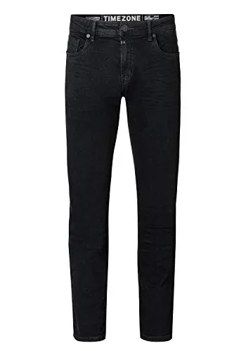 Timezone Stretch Denim Jeans Hose Stone Wash Slim Fit 29W/32L - Herren Jeans im Slim Fit, aus hochwertigem Baumwoll-Stretch für optimalen Tragekomfort. Mit 5-Pocket Design und elastischem Bund, ideal für Freizeit und Alltag.
