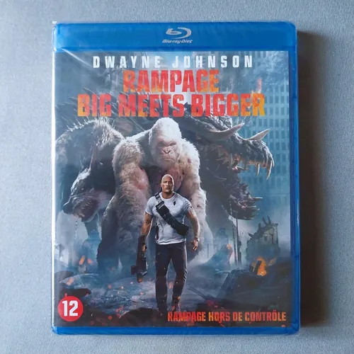 RAMPAGE - BIG MEETS BIGGER - DWAYNE JOHNSON - BLU-RAY - NEU & OVP
