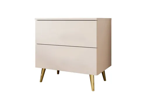 Lookway Nachttisch AURA KASCHMIR mit LED Beleuchtung, Breite: 55 cm