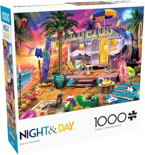 Buffalo Games 11861 Strandurlaub Puzzle, Mehrfarbig, Large