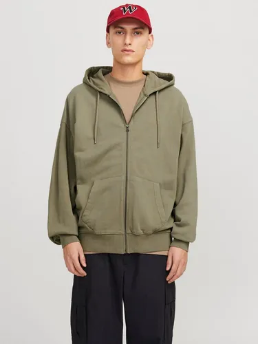 JACK & JONES JJECHARGE Faded Sweat Zip Hood NOOS - Kapuzenpullover für Herren, stylische und bequeme Sweatshirtjacke von JACK & JONES, ideal für lässige Outfits und Freizeitaktivitäten.