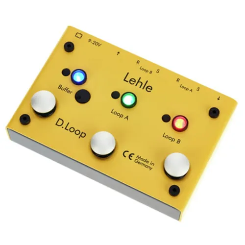 Lehle D.Loop SGoS B-Stock - B-Stock Effekt-Looper/Switcher mit 2 True Bypass Loops und High End Bufferamp. Voll programmierbar, MIDI-fähig und ideal für kreative Musiker. Versandrückläufer mit Garantie.