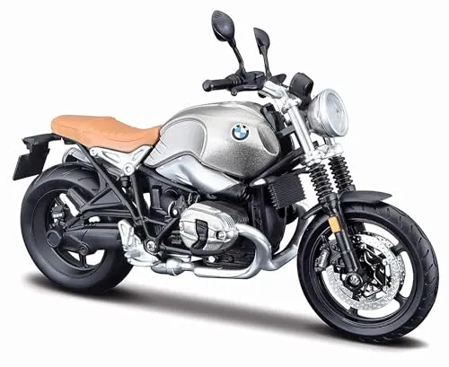 Maisto BMW R Nine T Scrambler 1:12 Modellmotorrad, Verschiedene Designs und Farben