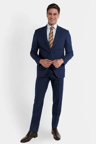 Steffen Klein Herren Anzug elastisch - Eleganter Business Anzug in Blau - Anzüge für Herren: Bequemer Regular Fit Anzug aus hochwertigem Material für optimalen Tragekomfort und professionelle Eleganz, ideal für Geschäftstermine.