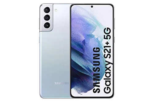 Galaxy S21+ 5G 128 Phantom Silber (Generalüberholt) - Simlockfreies Handy mit 128 GB Speicher, Dual-SIM-Funktion und beeindruckendem 5G-Netzwerk für blitzschnelle Datenübertragung.