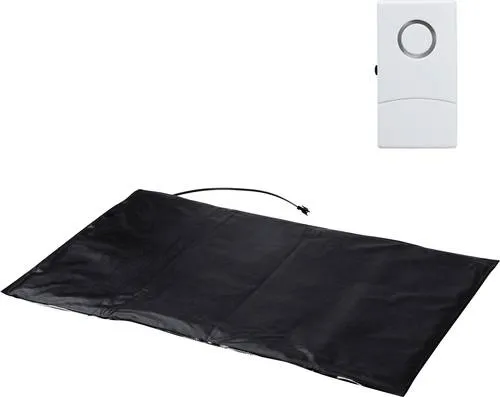 PENTATECH Alarmtrittmatte   Schwarz   95 dB 33620