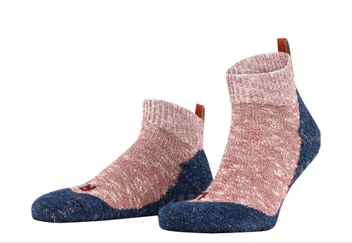 Falke Tagessocke Quarter Lodge Homepad rot/blau Herren von FALKE