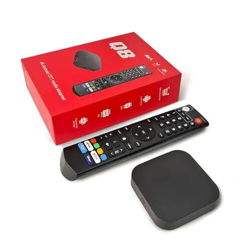 BOXPUT Q8 Android TV Box, Android 11.0 TV Box, Dual WiFi, BT5.0 Quad Core Unterstützt 4K Ultra HD Intelligente Android TV Box (Ohne Media Player)