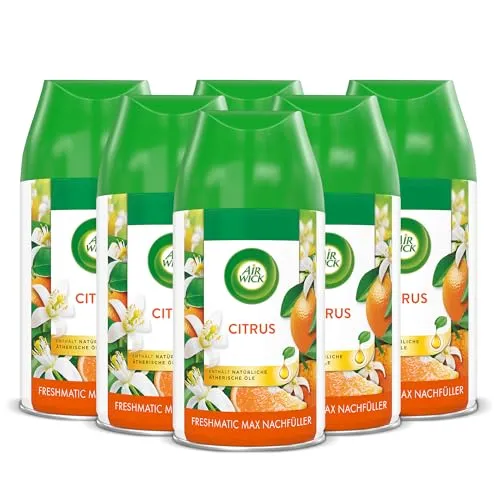 Air Wick Freshmatic Max Nachfüller Citrus – 6 x 250 ml von Air Wick