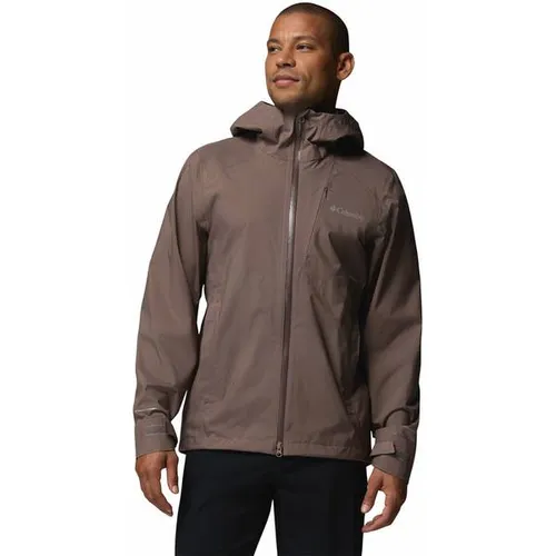 Columbia Trailborne 2.5L Shell Regenjacke Gr. L braun