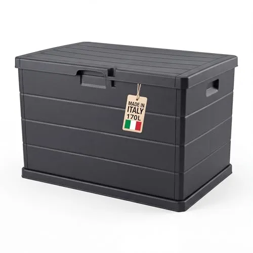 BigDean Stabile Gartenbox Kissenbox 78x55x52 wasserdicht und abschließbar