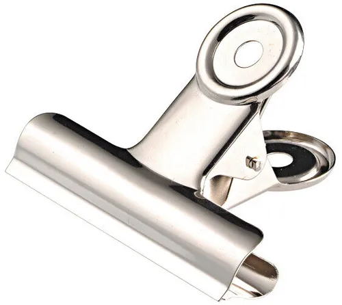 Wonday Briefklemmer aus Metall Farbe: nickel Breite: 30 mm 12 Briefklemmer