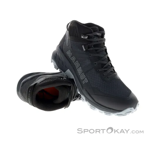 Mammut Trail-Laufschuhe Sertig II Mid GTX - Wasserdichte Damen Wanderschuhe, Größe 40 2/3 (8,5) - Multifunktionale, leichte Wanderschuhe mit Gore-Tex Invisible Fit Technologie für optimalen Komfort und Wasserdichtigkeit. Ideal für aktive Frauen, die Wert auf Stil und Funktionalität legen.