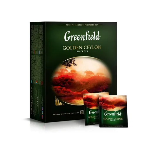 GREENFIELD GOLDEN CEYLON Schwarzer Ceylon Tee Single Origin 100btl (200g)