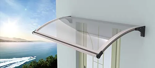 Produktbild SCHARTEC Aluminium Vordach mit LED und Bewegungsmelder