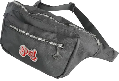 Ghost Logo Unisex Gürteltasche schwarz 100% Polyester Band-Merch, Bands, Festival, Geschenke