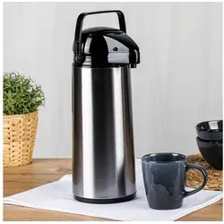 Haushalt International Isolierkanne Airpot 1,9ltr aus Edelstahl