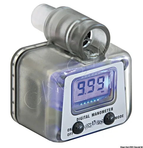 Produktbild OSCULATI Digitaler Druckmesser 0-999 mbar 9 V