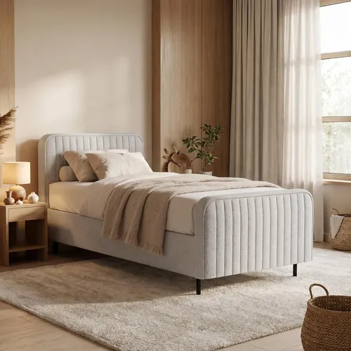 BEAUTYSOFA Polsterbett LAMI 90x200 cm