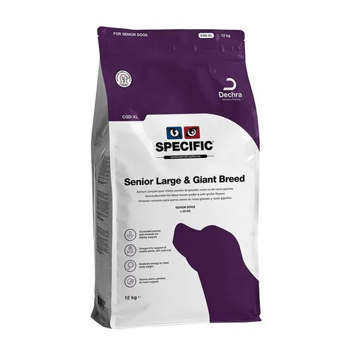 Specific Canine Senior Cgd-XL Large Giant 12kg - Hundefutter für große Hunde, speziell entwickelt für Senioren mit hochwertiger Rezeptur für eine gesunde Lebensweise und optimale Nährstoffversorgung.