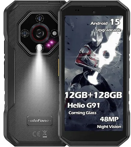 Ulefone Armor 22 Outdoor Smartphone - Simlockfreies Handy mit 16GB RAM, 256GB Speicher, 6600mAh Akku und IP68K Wasserdichtigkeit - ideal für Outdoor-Abenteuer und extreme Bedingungen.