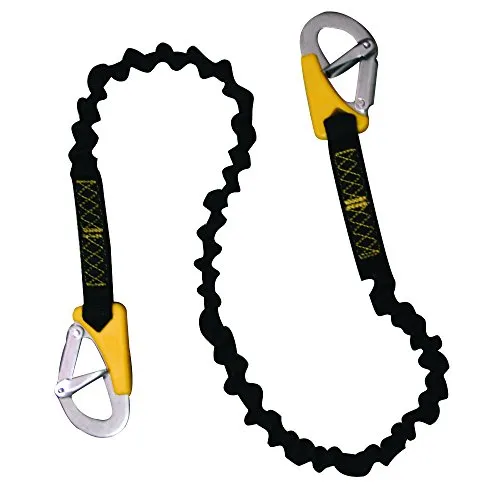 Lalizas Sicherungsleine - 2 Karabiner - Gurt elastisch 1,00m-1,80m