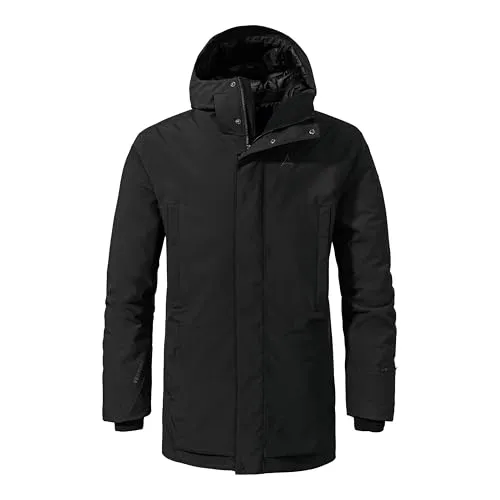 Schöffel Herren Style Crivat Ins Parka XL, schwarz - Funktionsjacke - Wasserdichter und wärmender Parka, perfekt für kalte Wintertage und Outdoor-Aktivitäten.