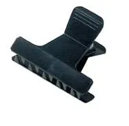 Comair Haarklammern in schwarz, 12 er Pack