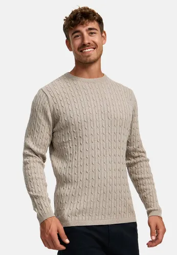 Kronstadt Strickpullover Herren KSCable Pullover Herrenpullover Feinstrickpullover mit Rundhalsausschnitt