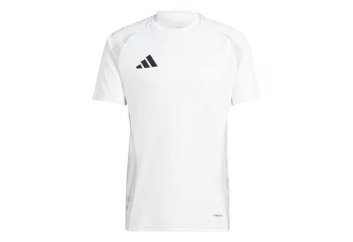 Adidas Tiro 24 Competition Spielertrikot (Kurzarm), Weiß, IQ4760, XS - Hochwertiges, schmal geschnittenes Trikot für Sportler. Rundhalsausschnitt und aus 100 % recyceltem Polyester für optimalen Tragekomfort.